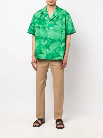 Valentino pressed-crease cotton chinos outlook