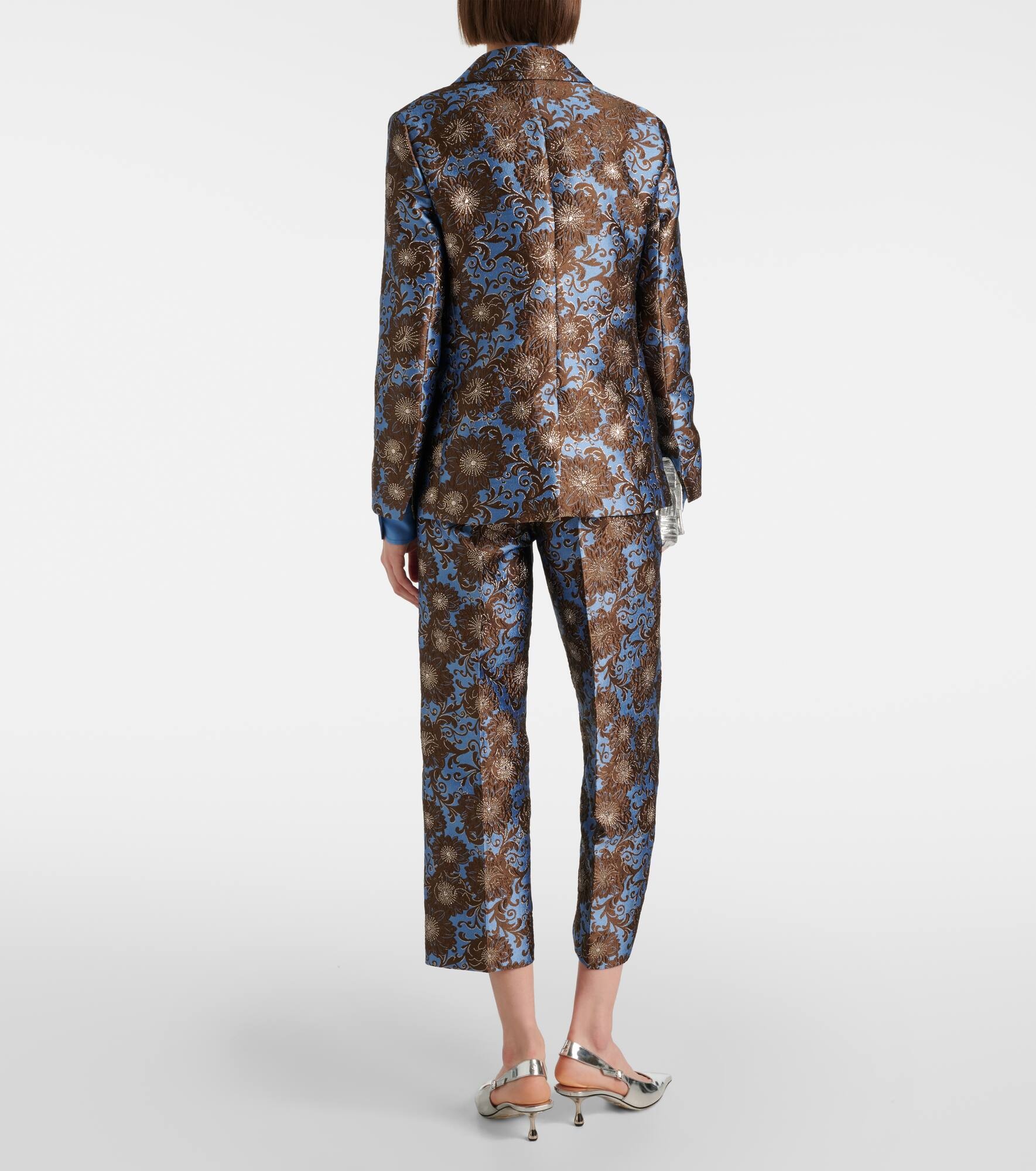 Kate floral jacquard blazer - 3