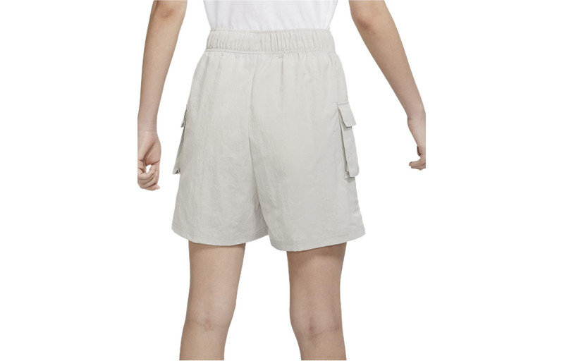 Nike (WMNS) Nike Sportswear Essential Woven High-Rise Shorts 'Grey' DM6248-012 outlook