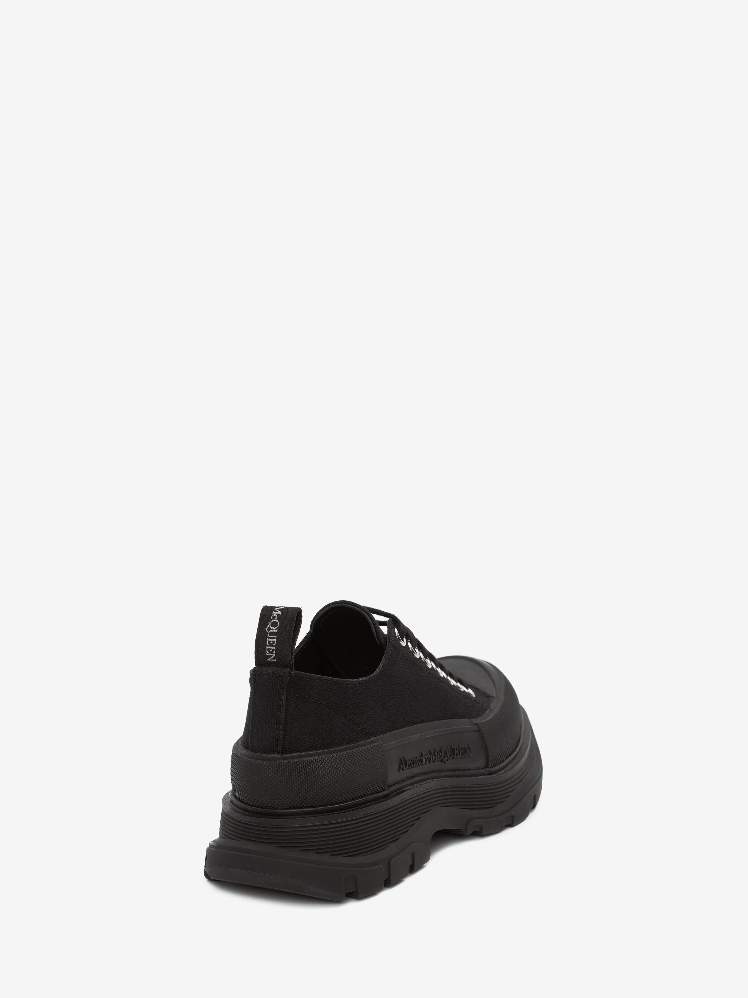 Women's Tread Slick Lace Up in Black - 3