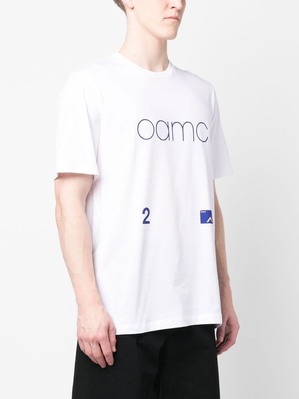 logo-print cotton T-shirt - 3
