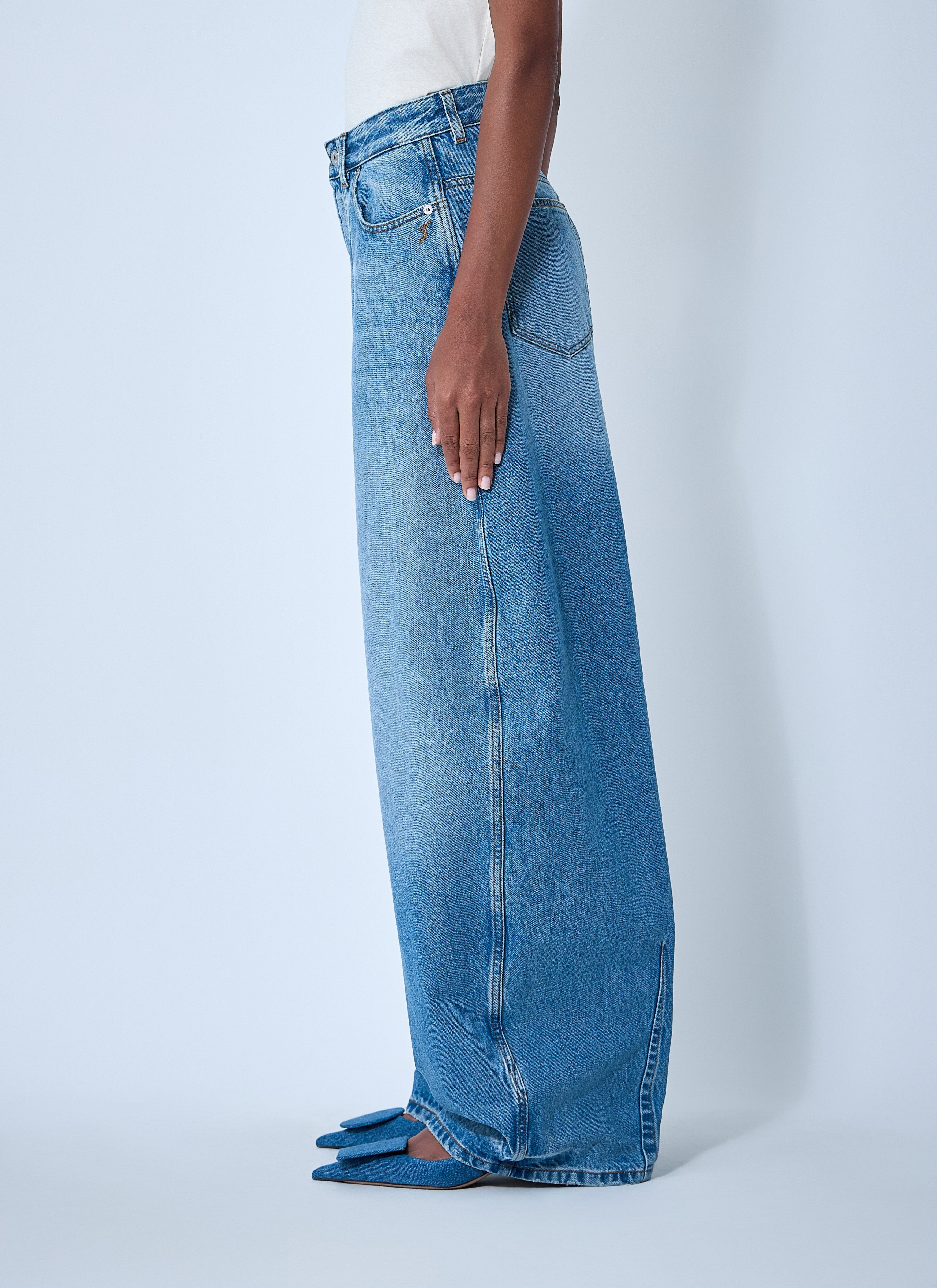Jacquemus Women Le De-Nimes Ovalo Jeans - 3
