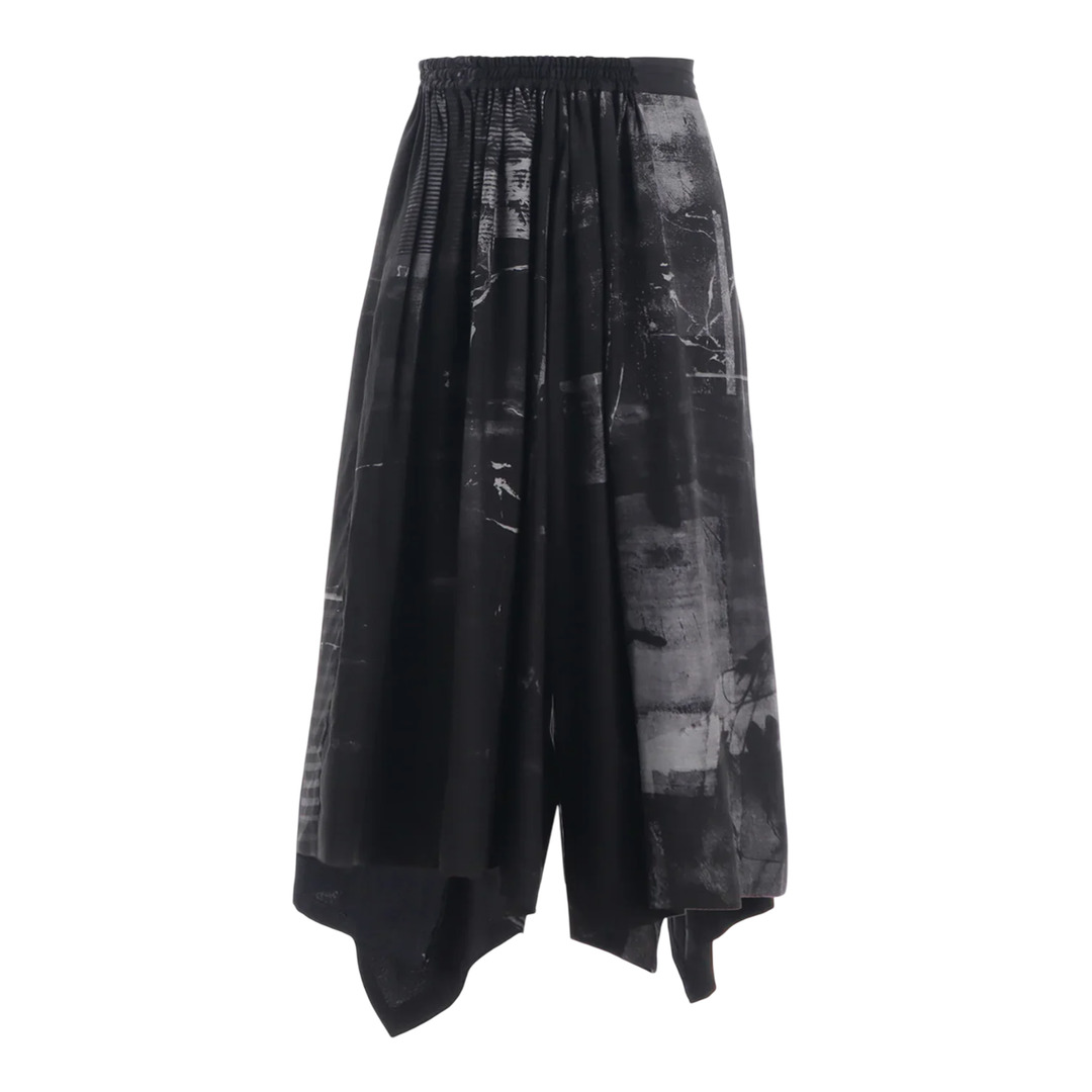 Right Side Gathered Pants - 1