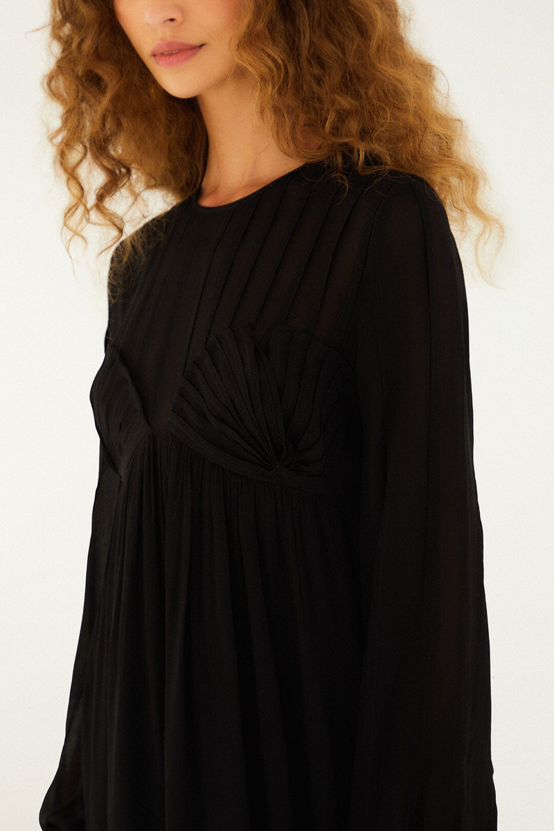 Black Shell Mini Dress 3