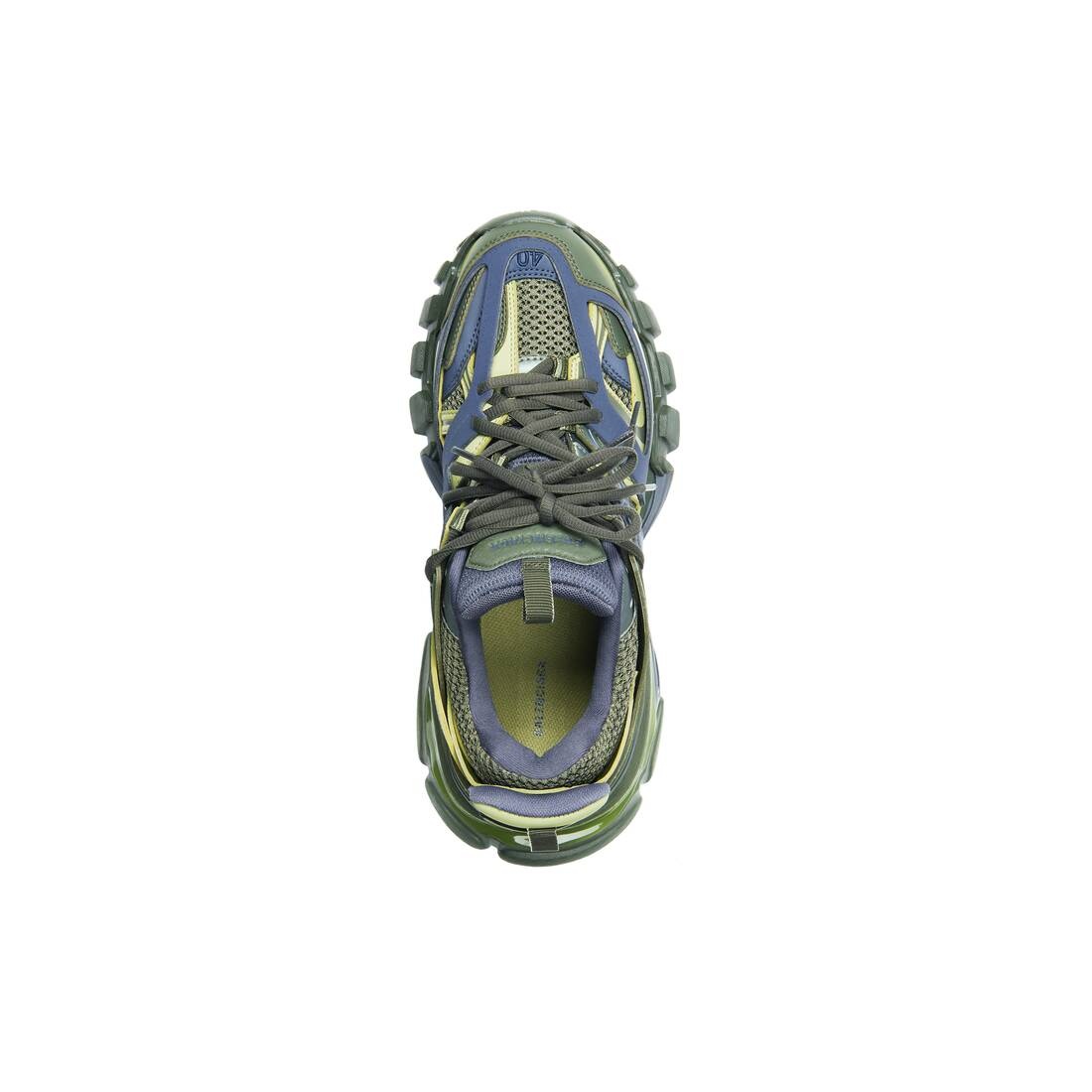 Men's Track Sneaker in Green - 6