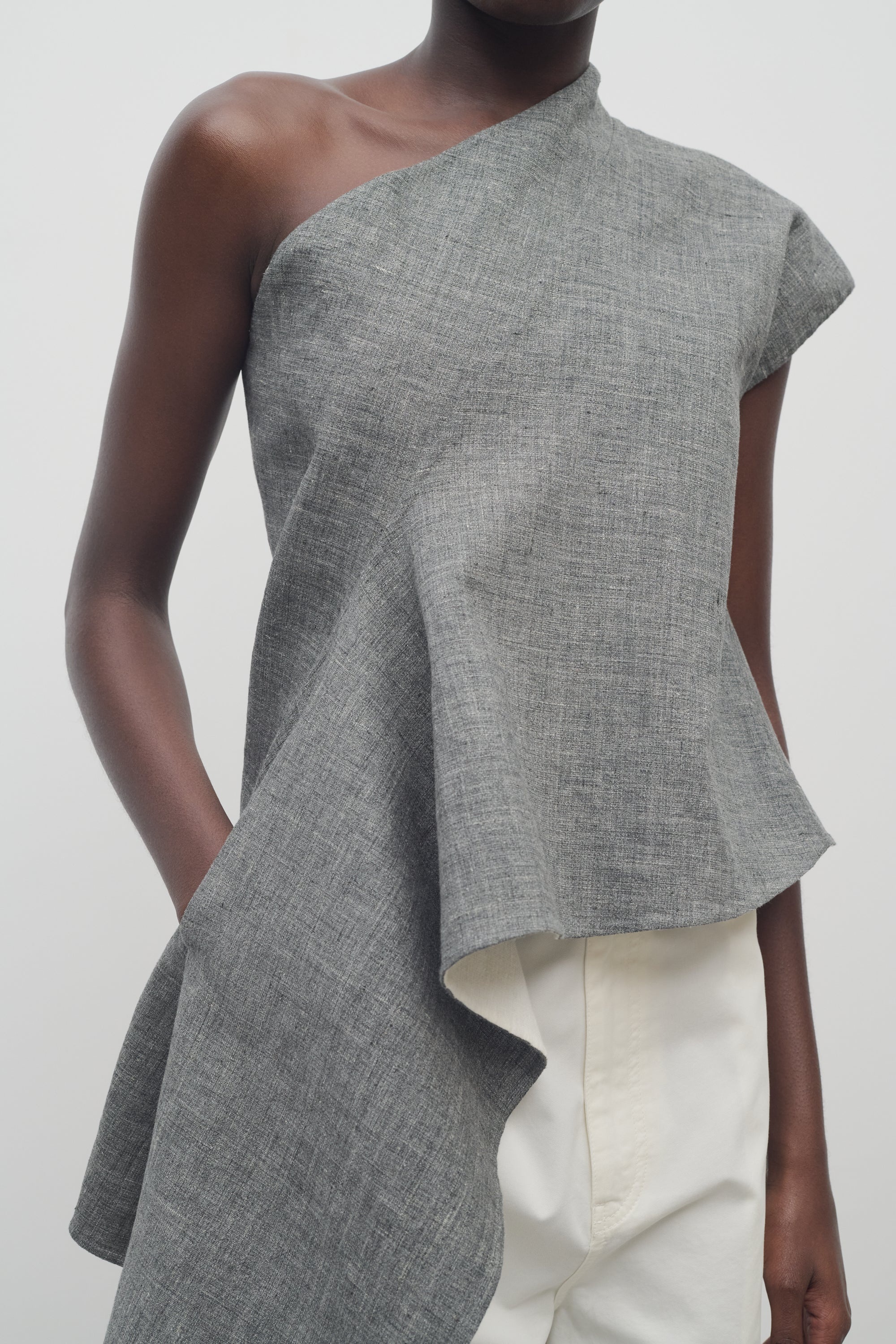 Zena Top in Linen - 6