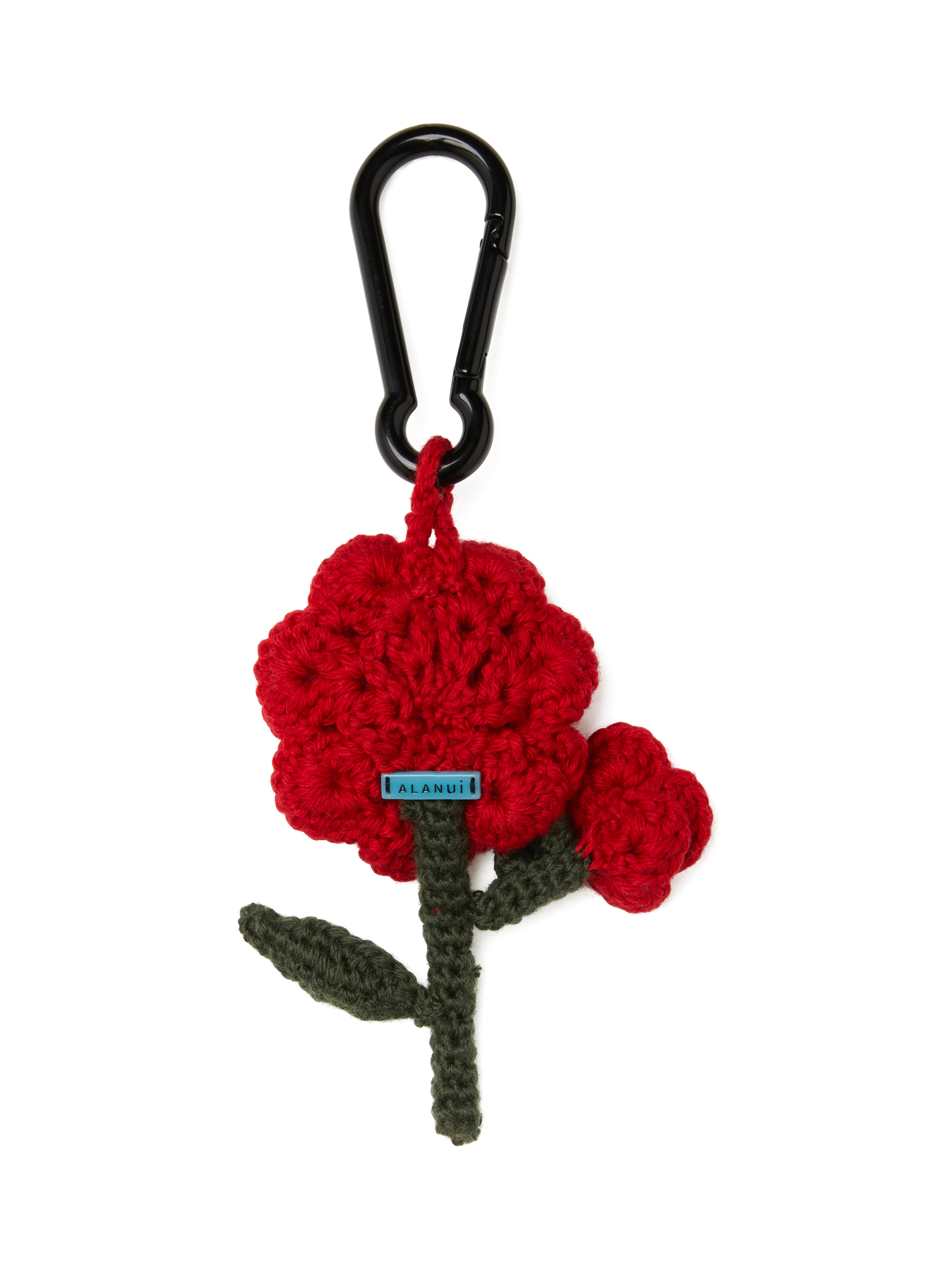 Rose Amigurumi Crochet Keyring - 2