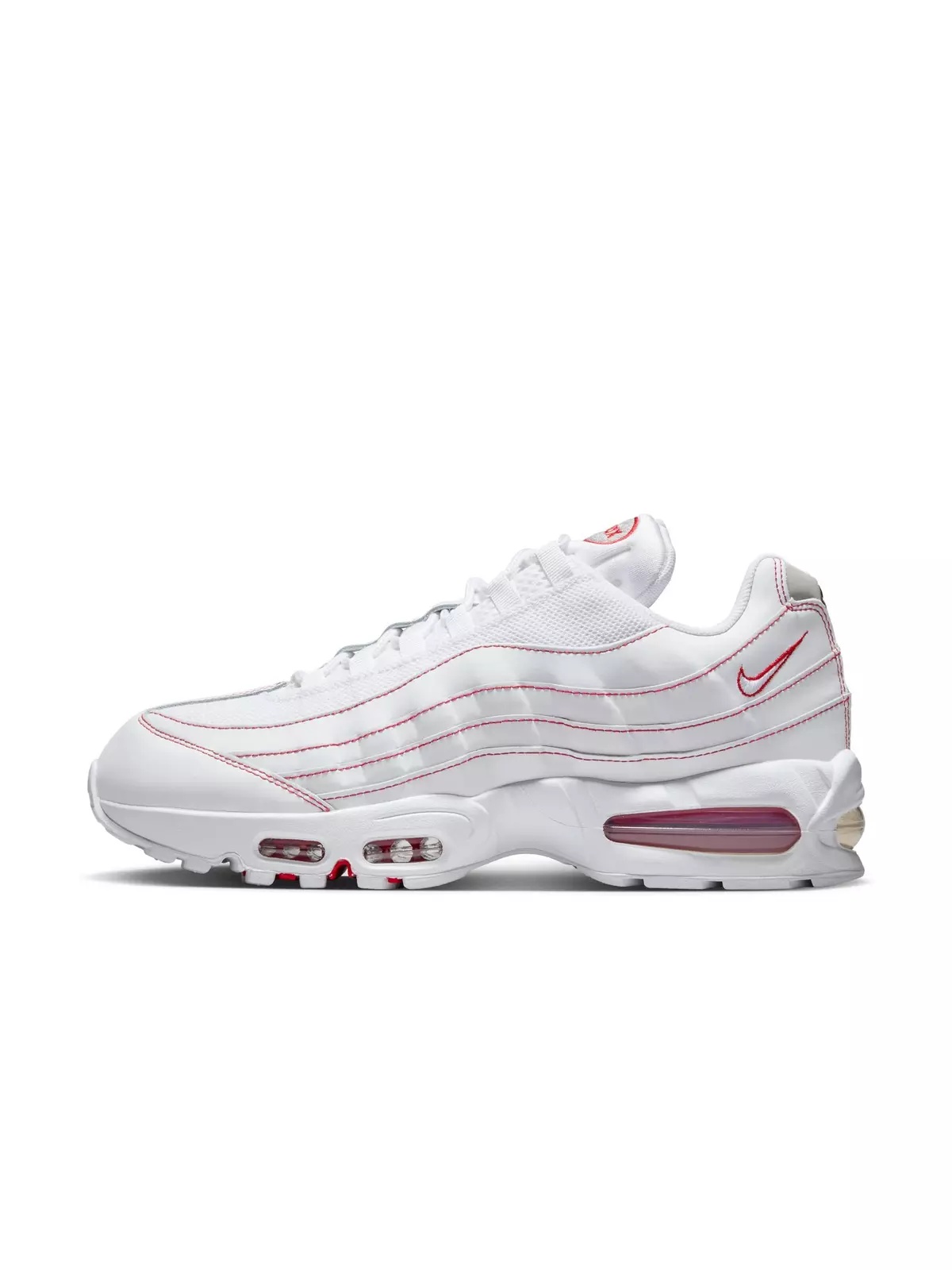 Air Max 95 OG "White/University Red/Wolf Grey" Men's Shoe - 3