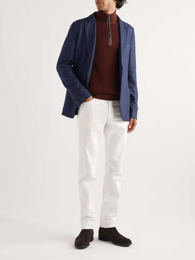 Loro Piana Unstructured Silk and Cashmere-Blend Blazer outlook