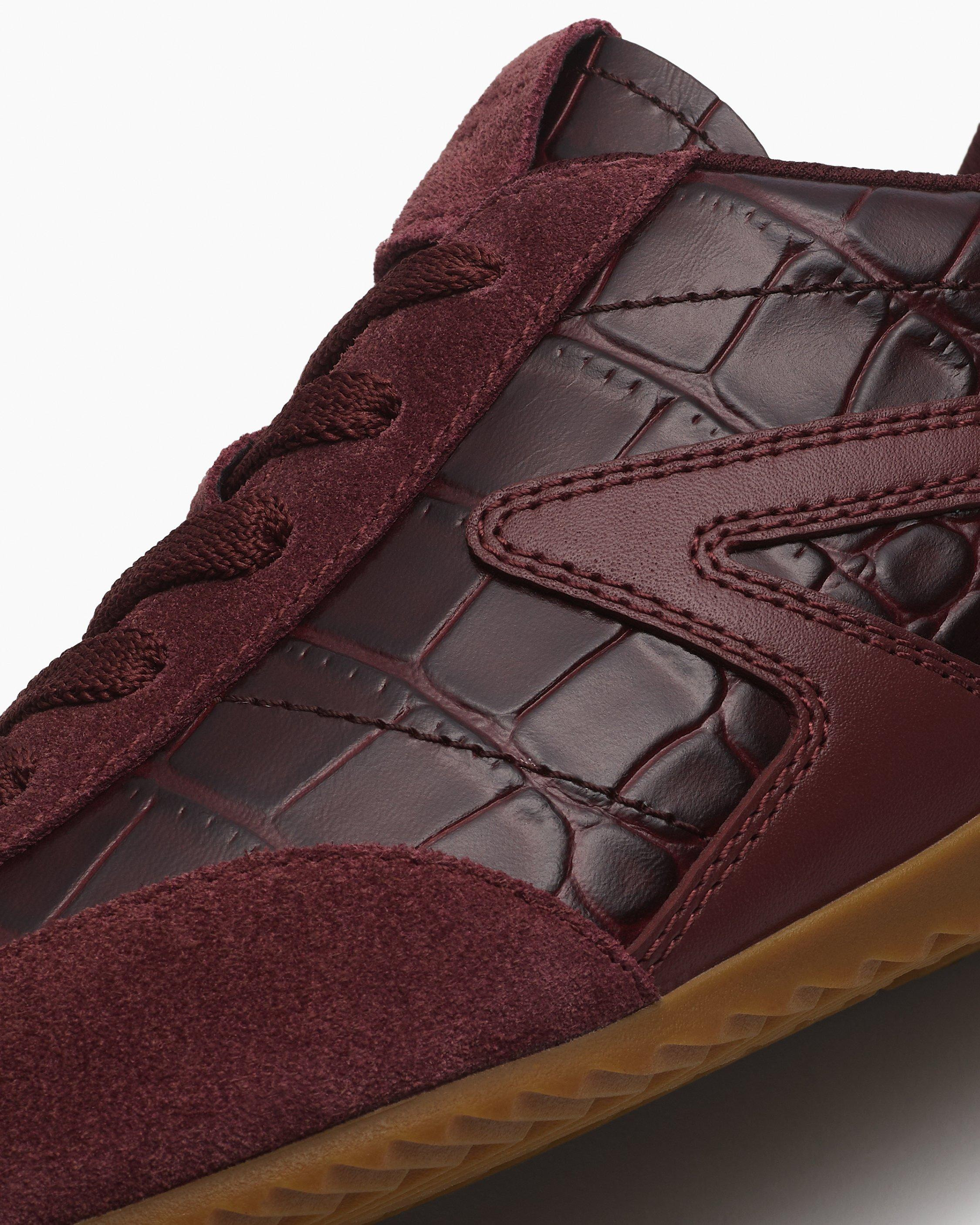 Ultra Slim Retro Runner Sneakers
Embossed Leather & Suede - 5