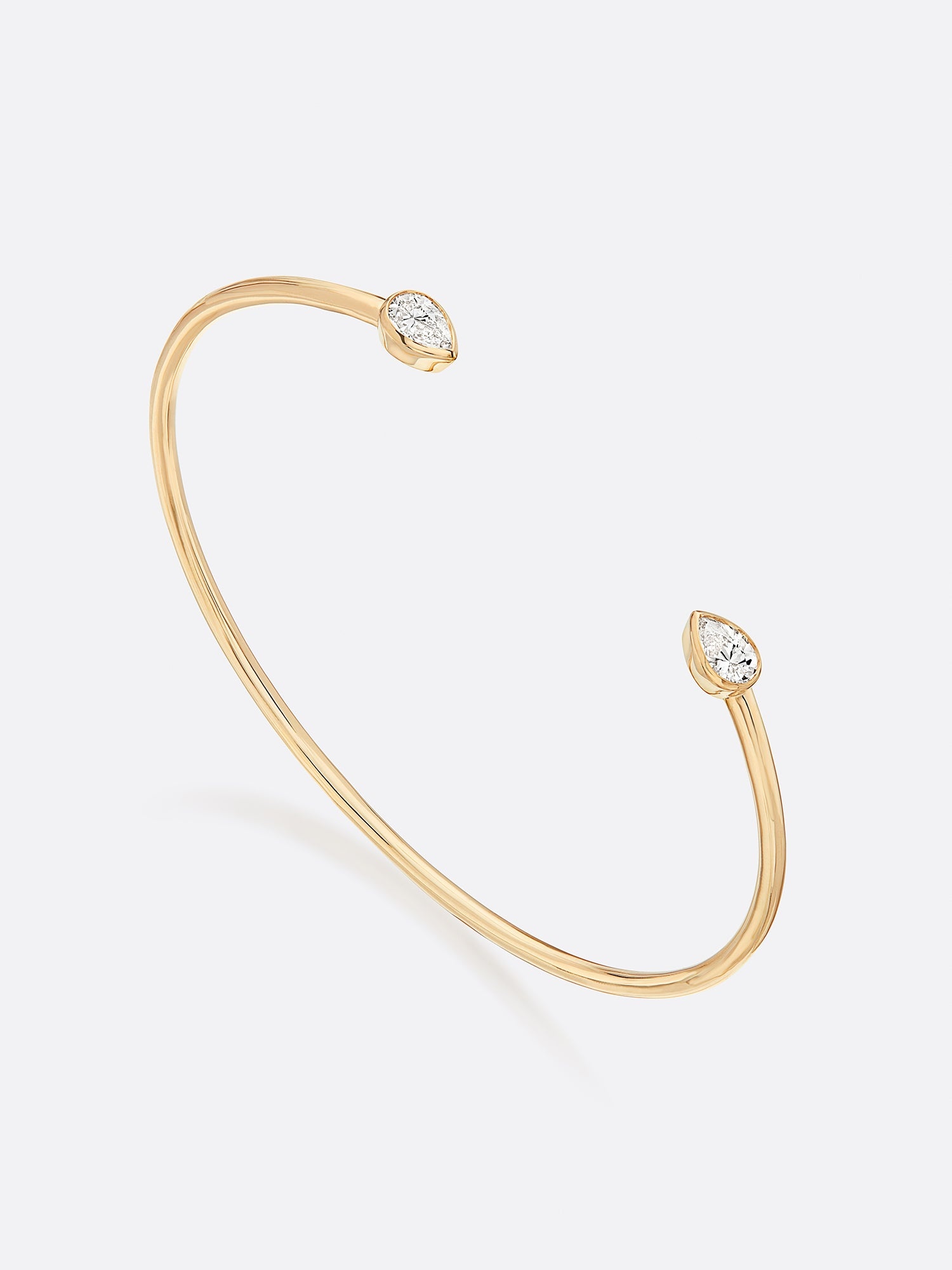 Romance Pear Diamond Droplet Bracelet - 4