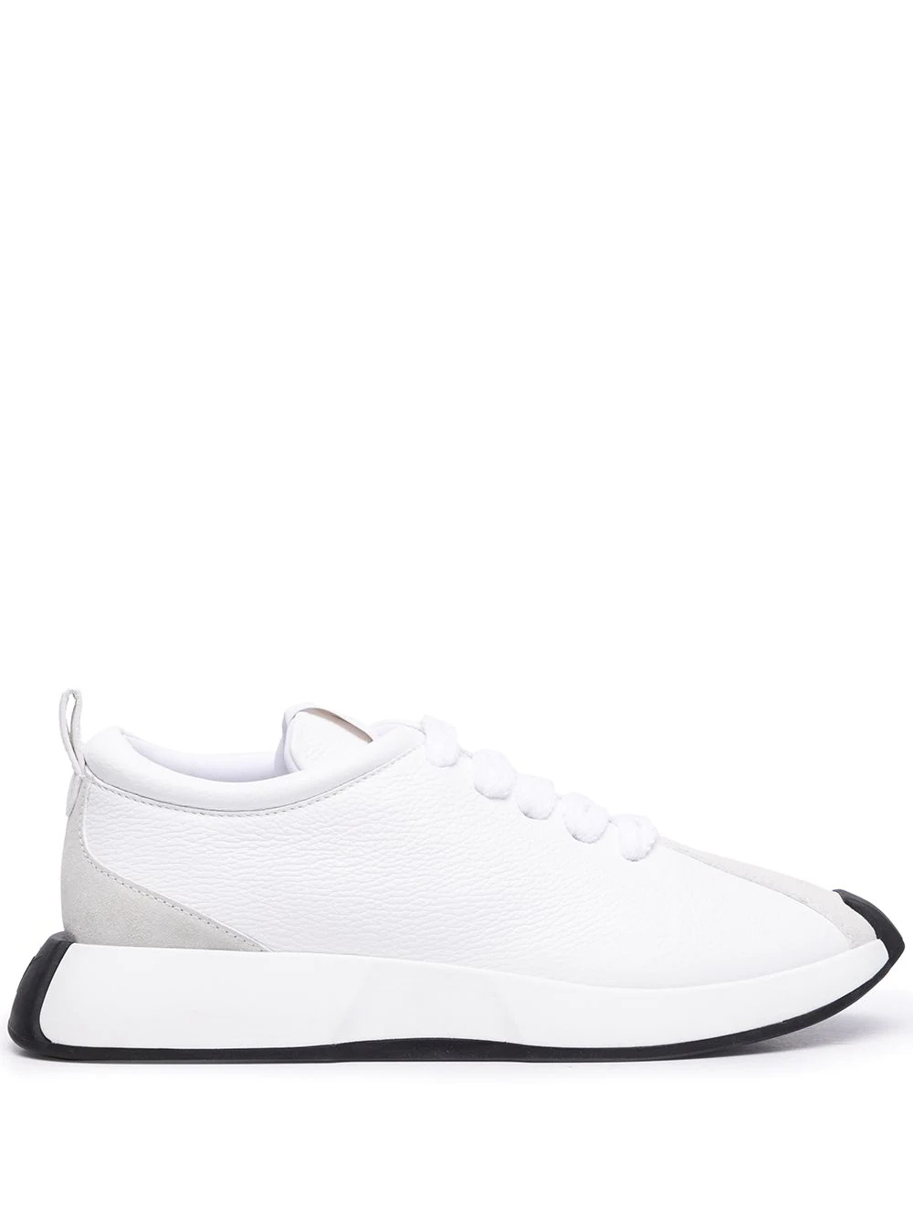 low-top lace-up trainers - 1