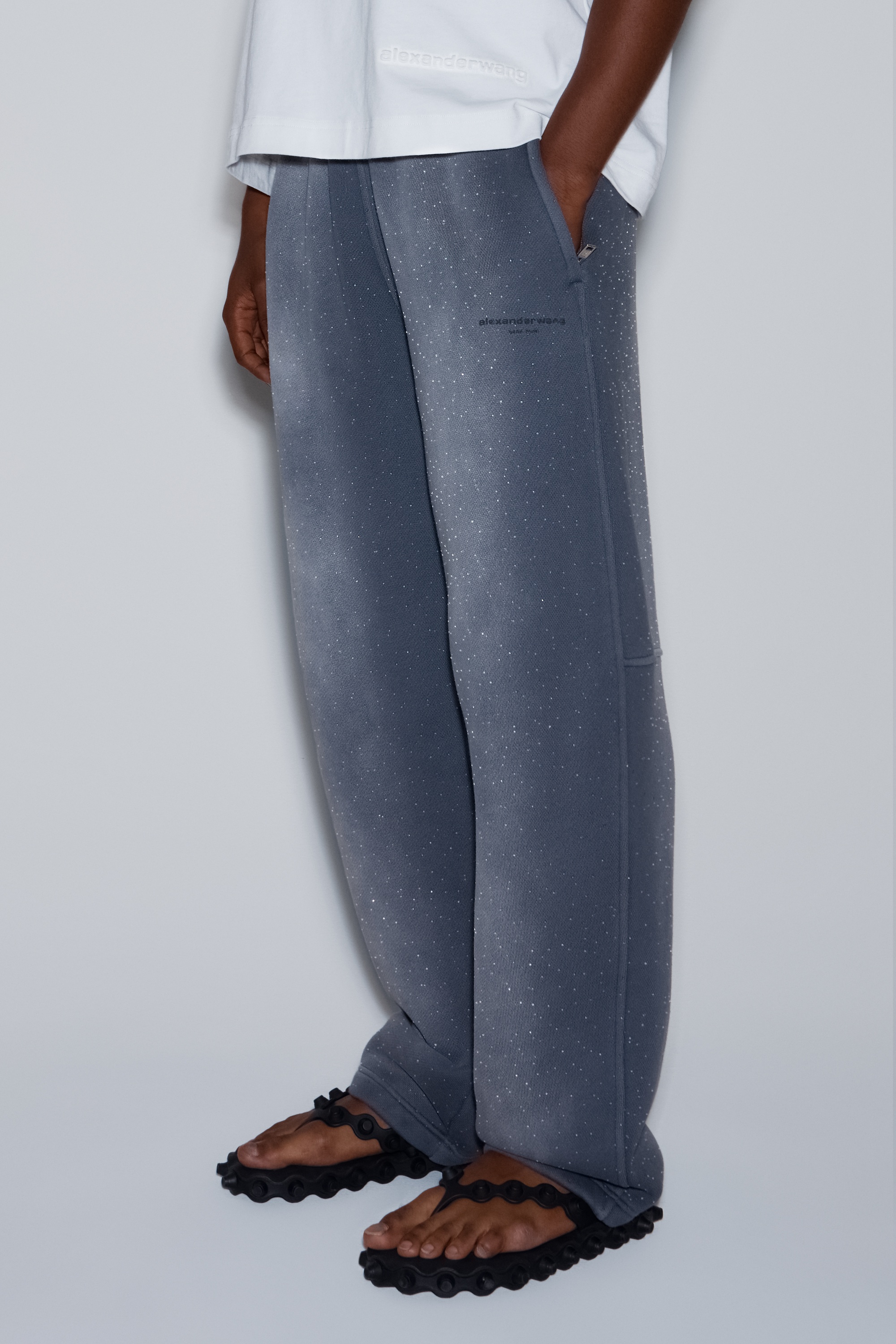 Unisex Crystal Hotfix Sweatpant - 3