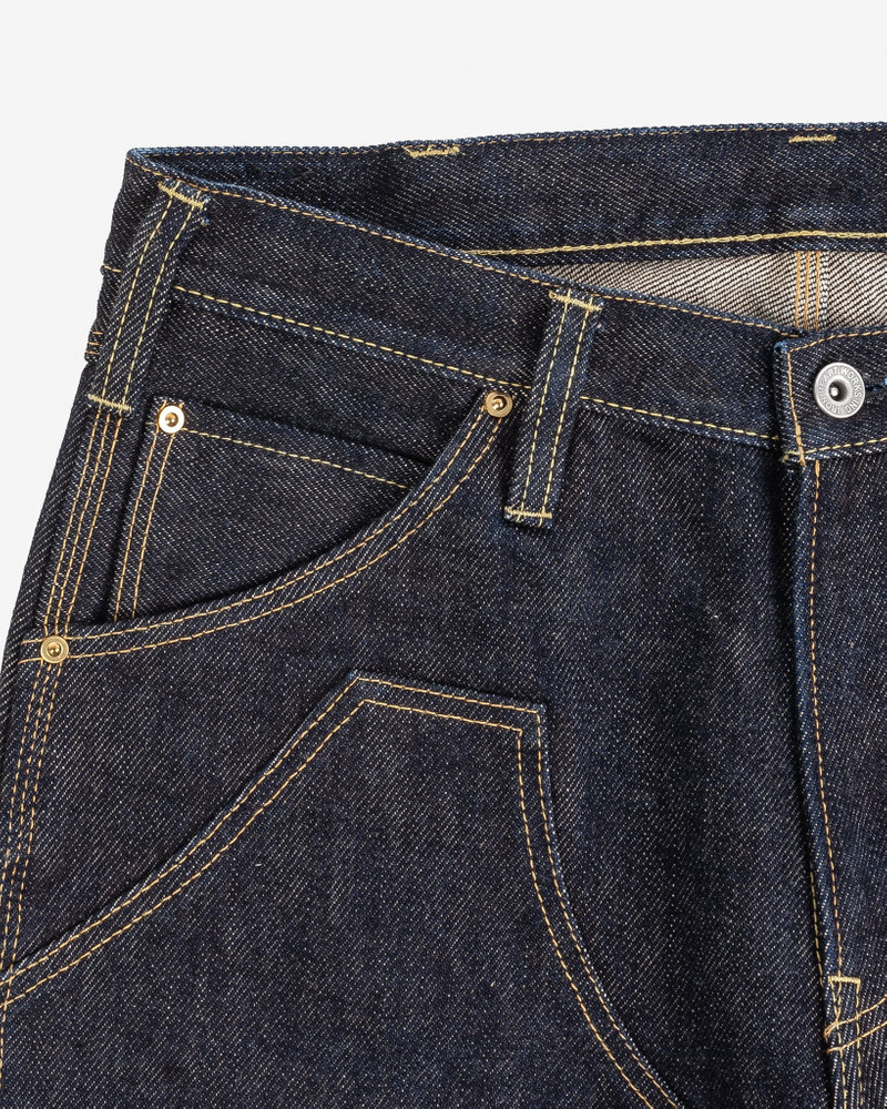 21OZ SELVEDGE DENIM DOUBLE KNEE ENGINEER PANTS - INDIGO 7