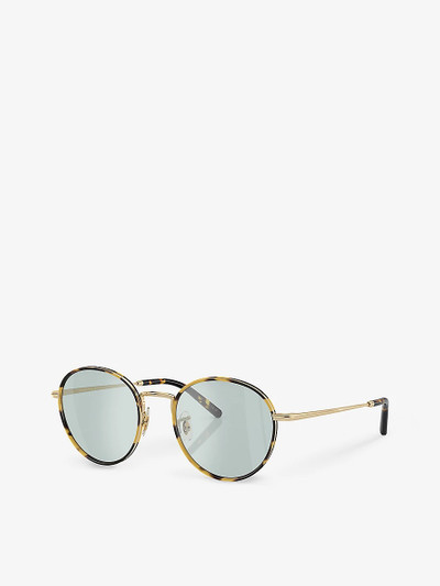 Oliver Peoples OV1333 Sidell phantos-frame metal sunglasses outlook