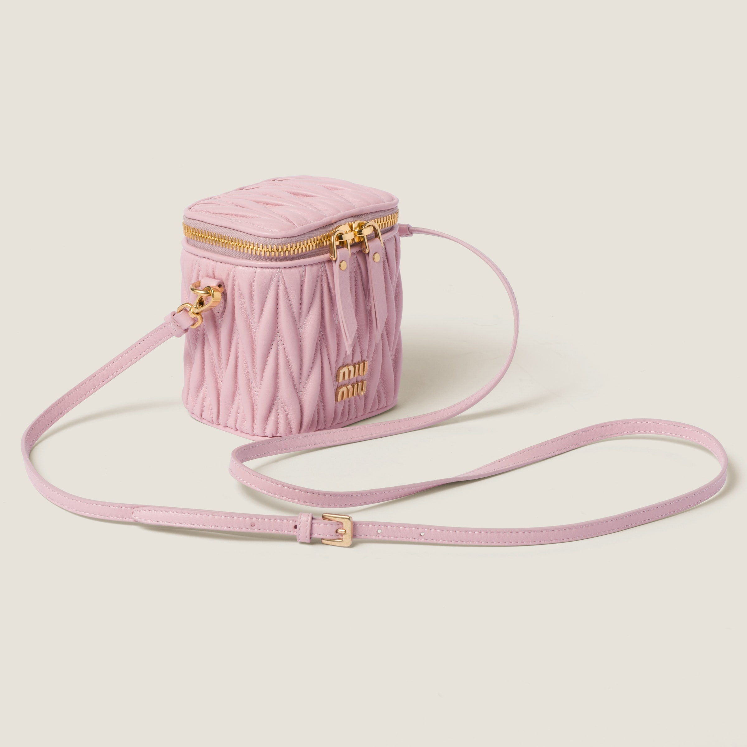 Matelassé nappa leather mini-pouch - 2