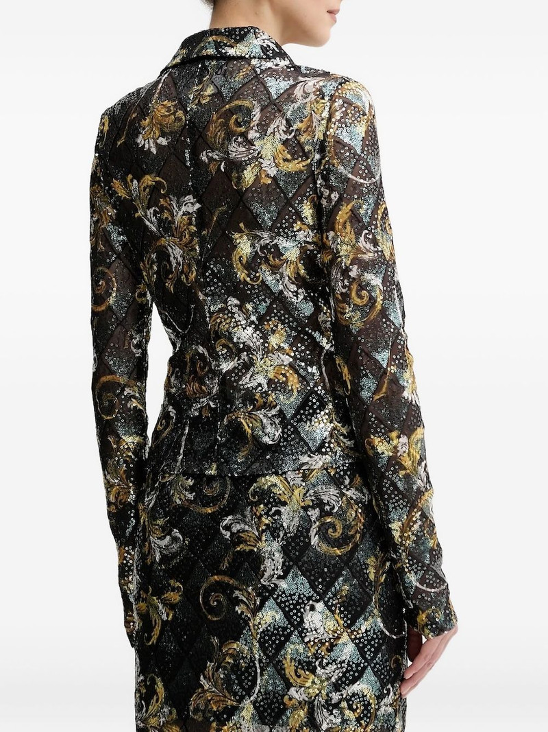 VERSACE JEANS COUTURE sequin-embellished blouse outlook