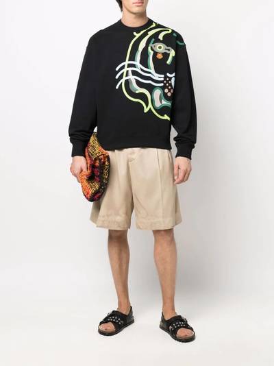 KENZO graphic-print long-sleeve sweatshirt outlook