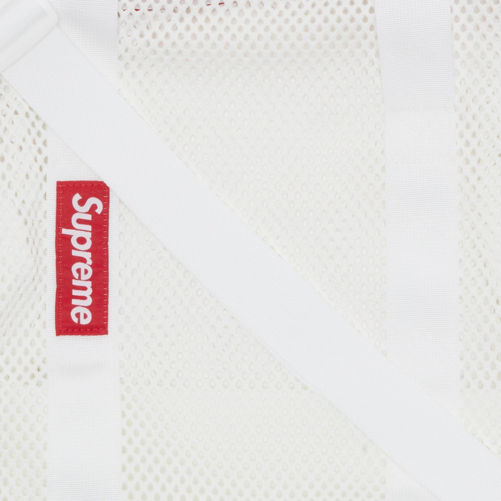 Supreme Mesh Duffle Bag 'White' - 3