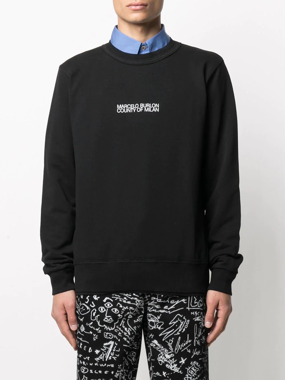 Multi Faces crew-neck sweatshirt - 3