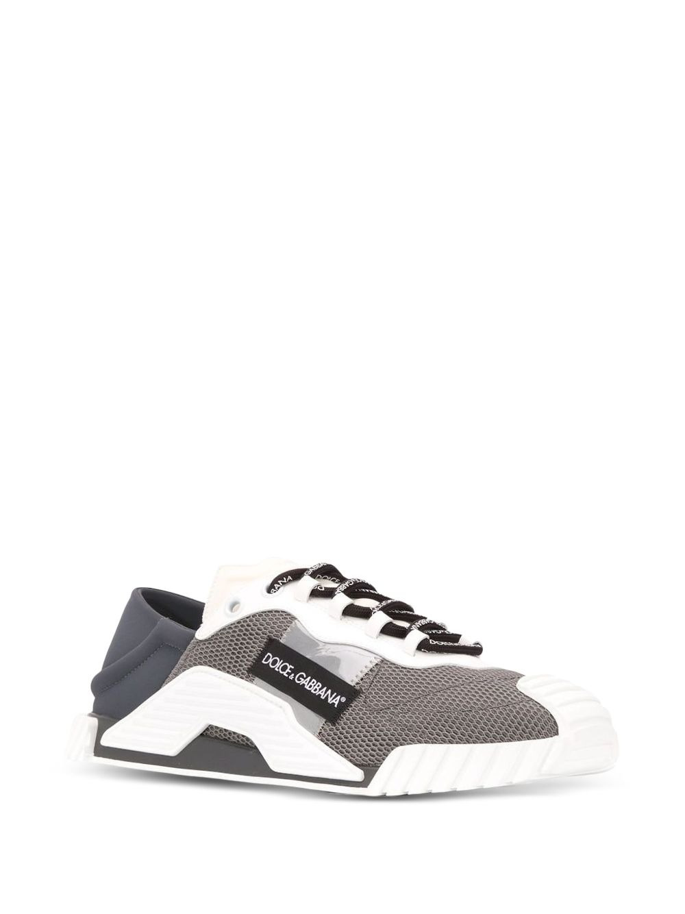 NS1 mesh-panelled ridged-sole sneakers - 4