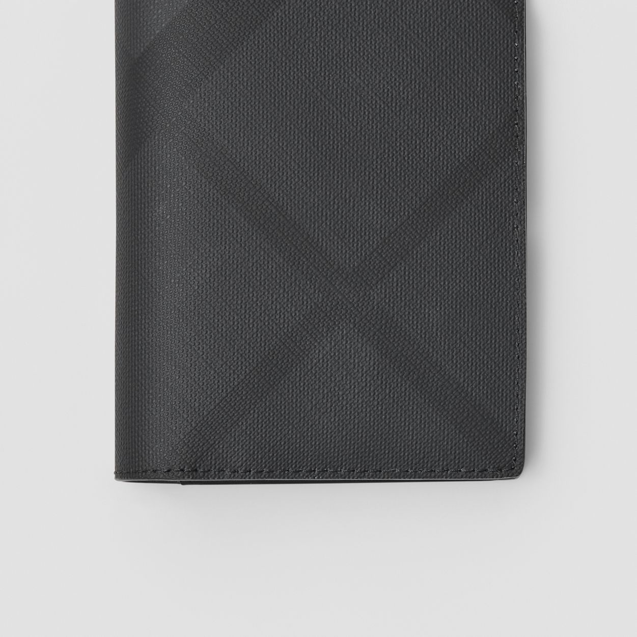 London Check and Leather Continental Wallet - 3