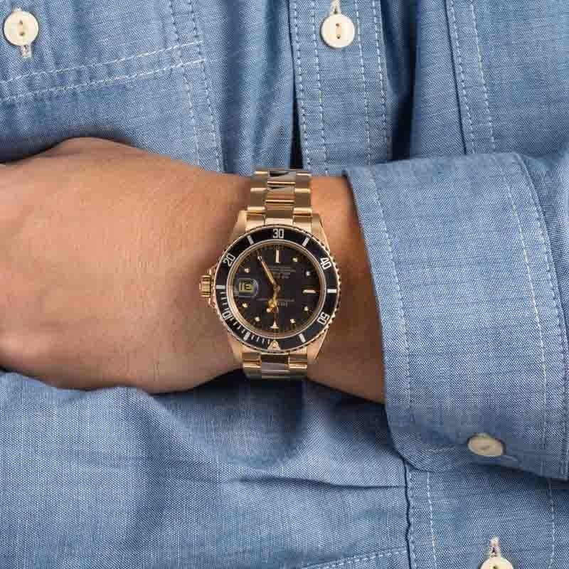 Rolex Submariner Ref 16808 18k Yellow Gold - 8