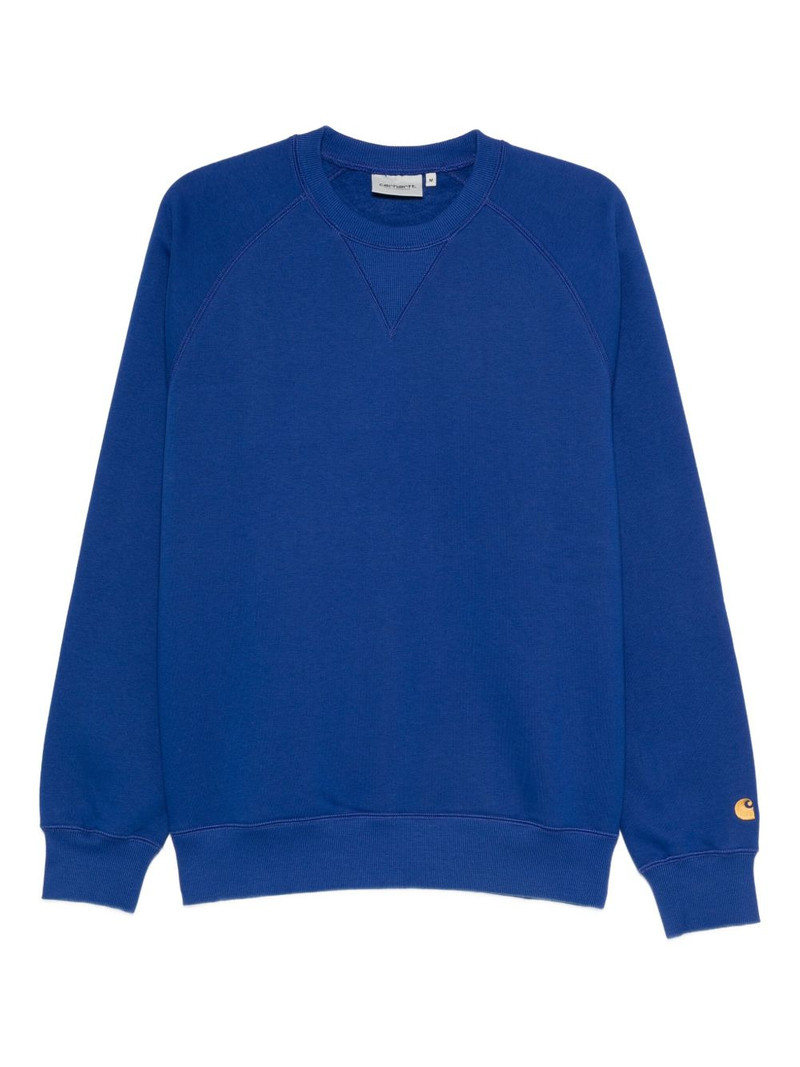 raglan-sleeve crew-neck sweatshirt 1
