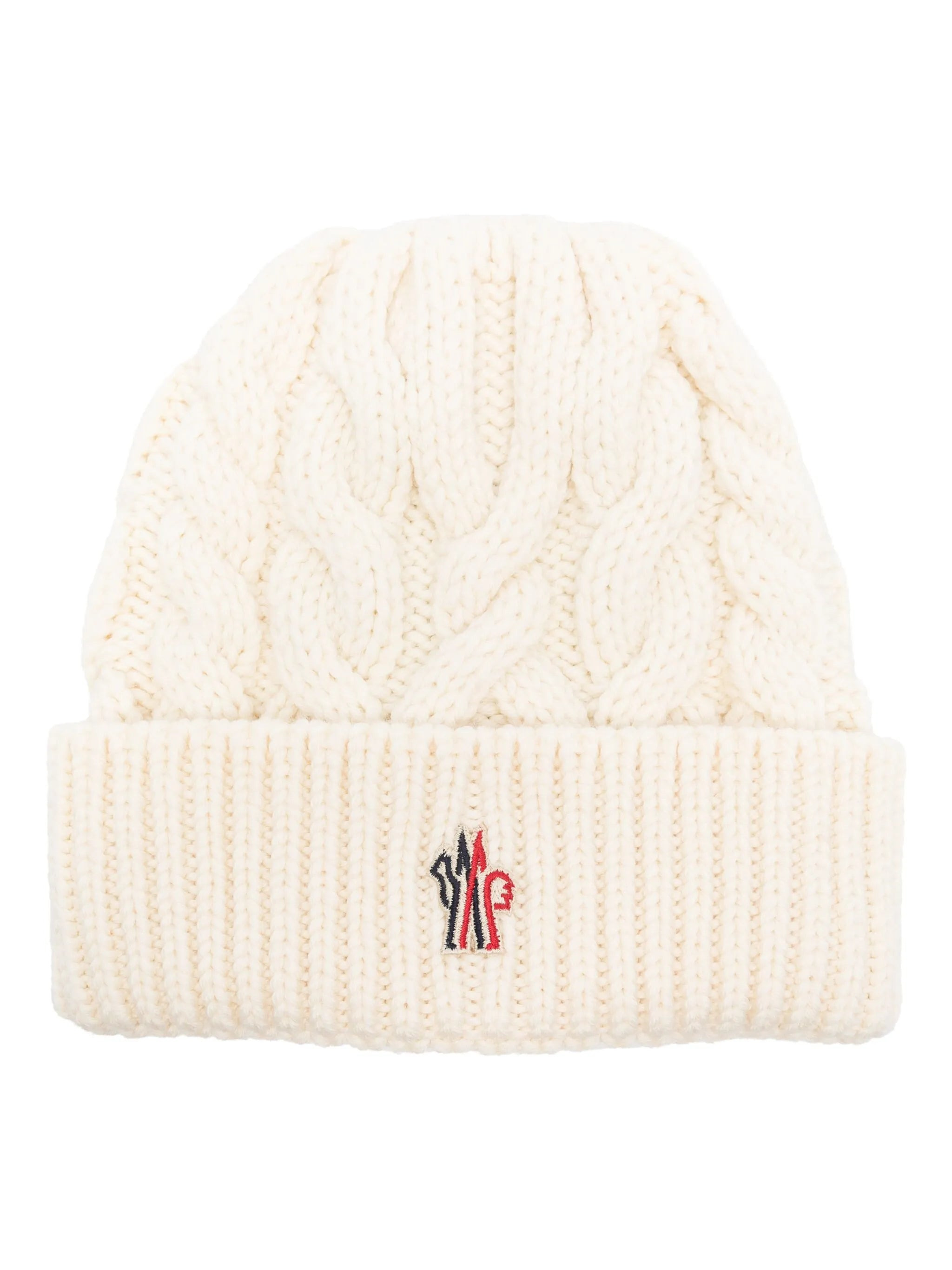 Moncler Grenoble Cable-knit Beanie Hat - 1