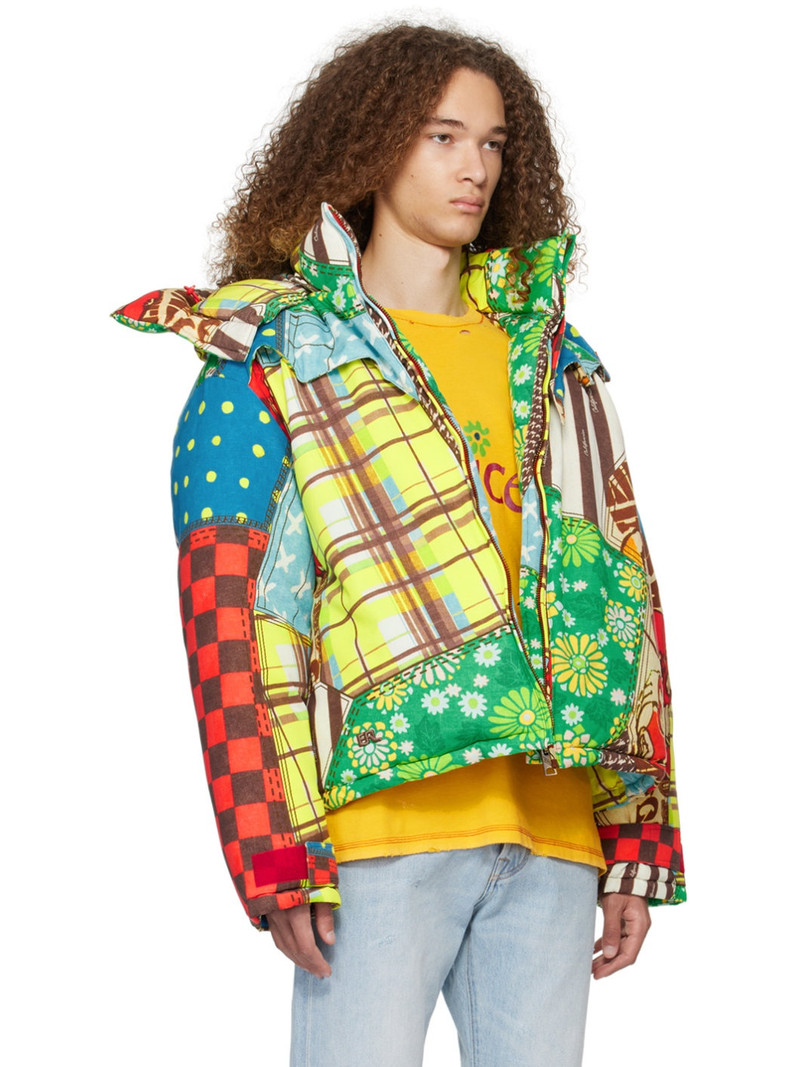 Multicolor Cowboy Snowboard Down Jacket 2