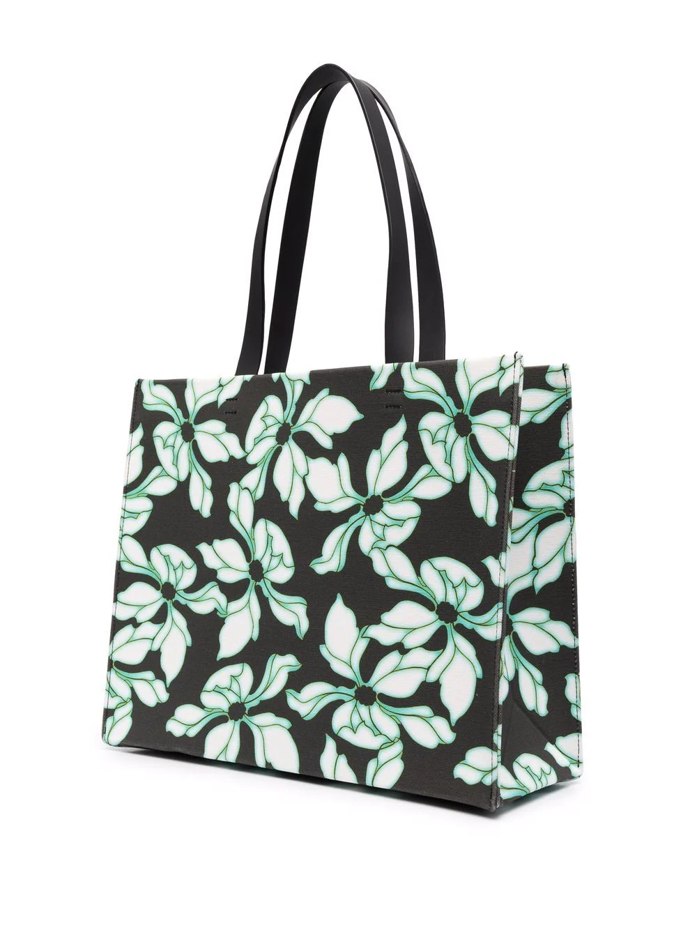 floral-print tote bag - 3