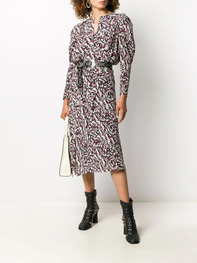 Isabel Marant printed tie blouse outlook