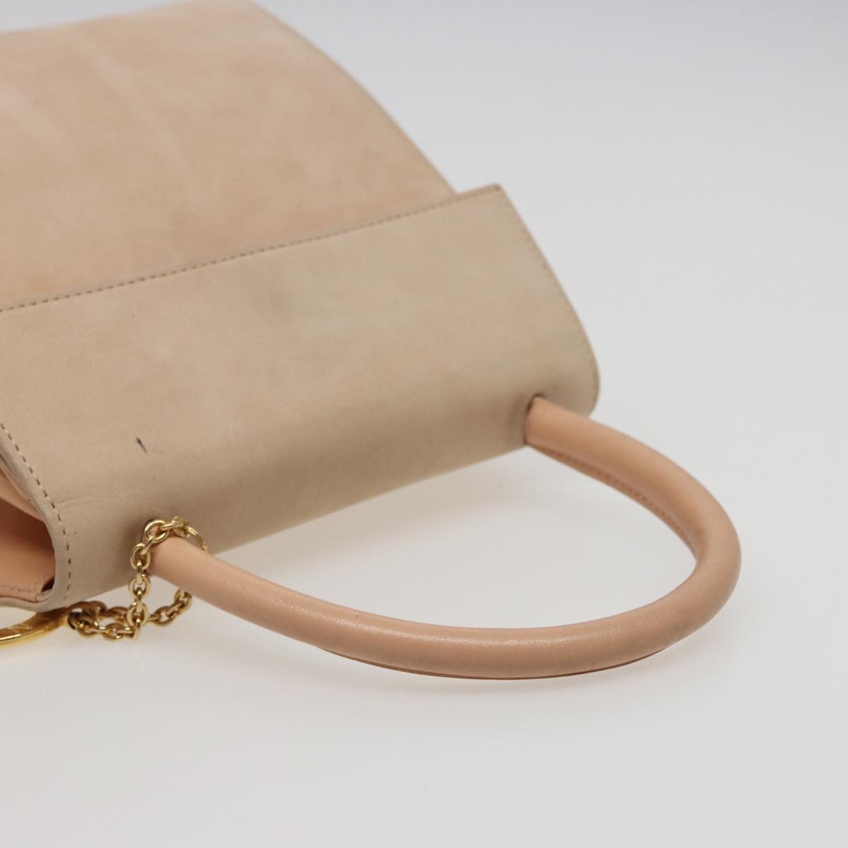 CELINE Hand Bag Suede Beige - 7