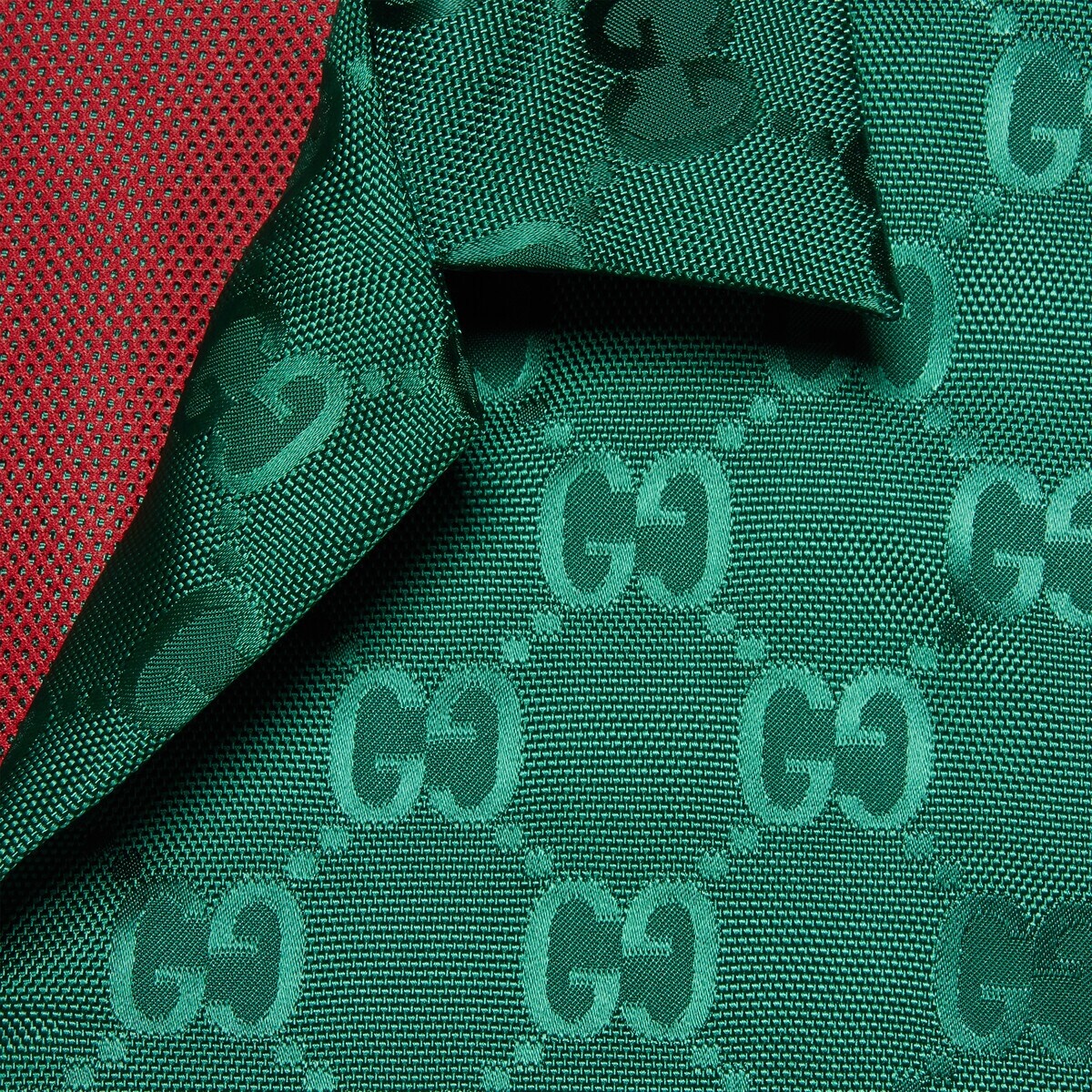 GG canvas nylon bowling shirt - 6