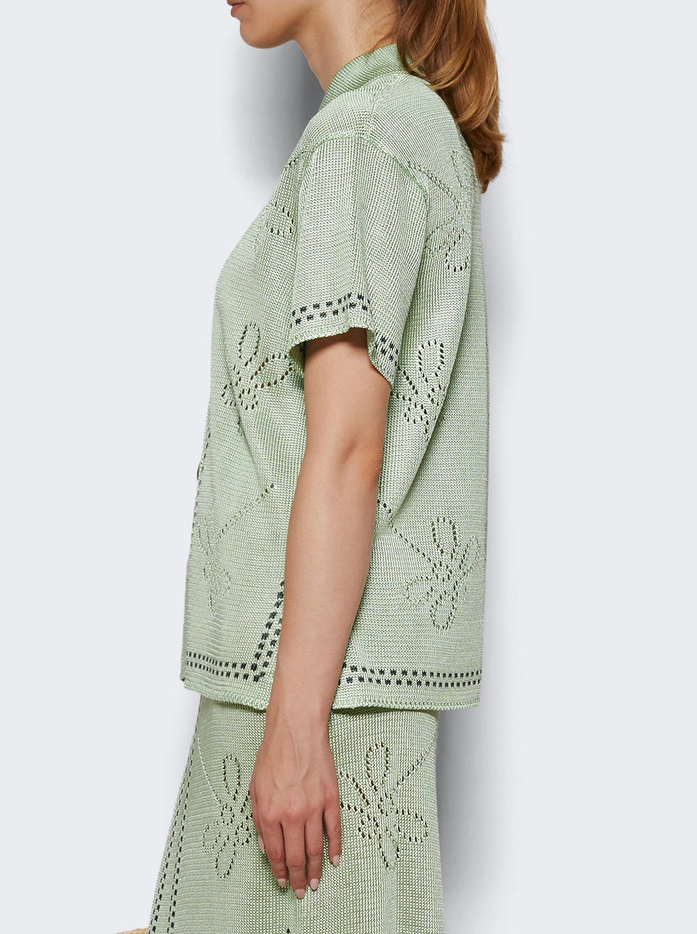 Garden Party Short Sleeve Shirt Eucalyptus And Pine - 3