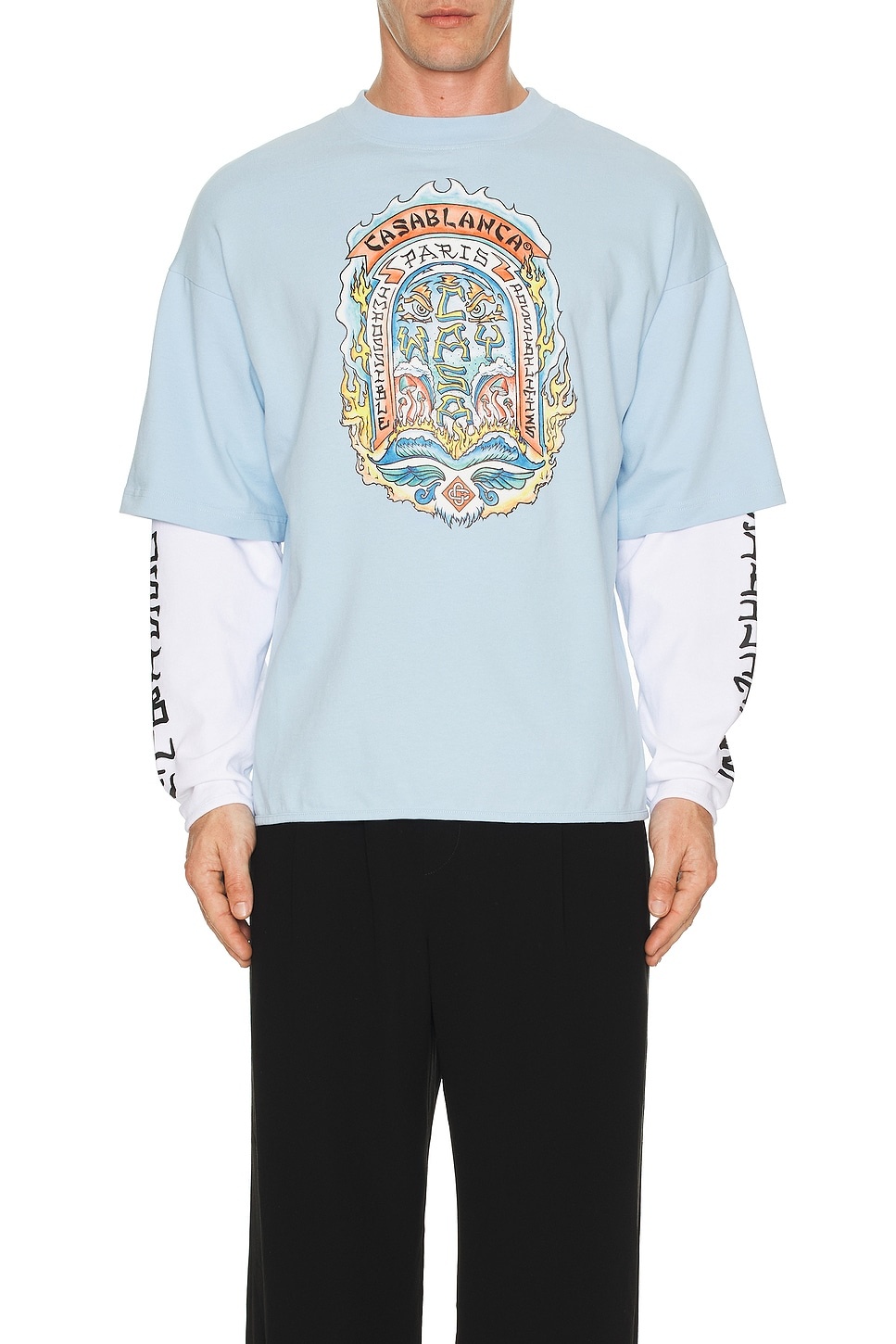 Double Layer Printed Tee - 3