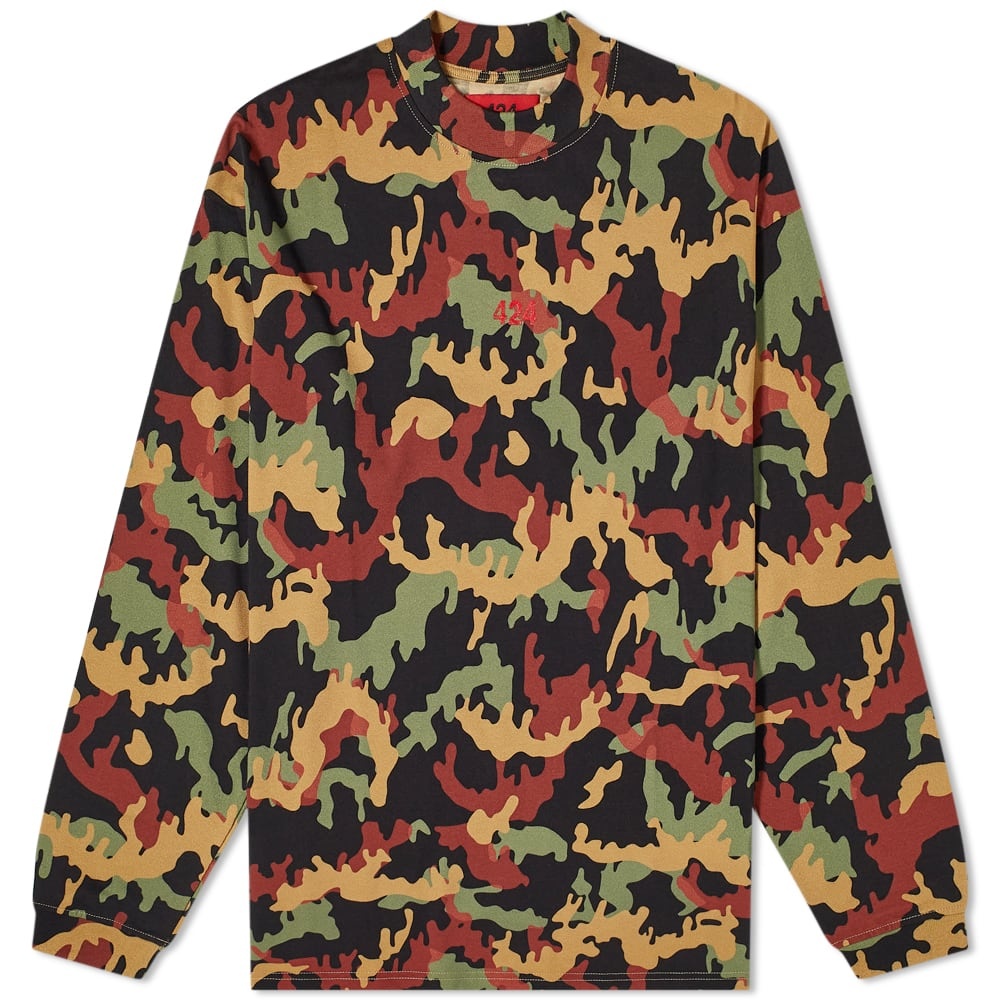 424 Long Sleeve Camo Tee - 1