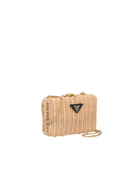 Prada wicker clutch online