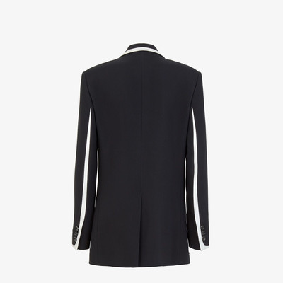 FENDI Black cady jacket outlook