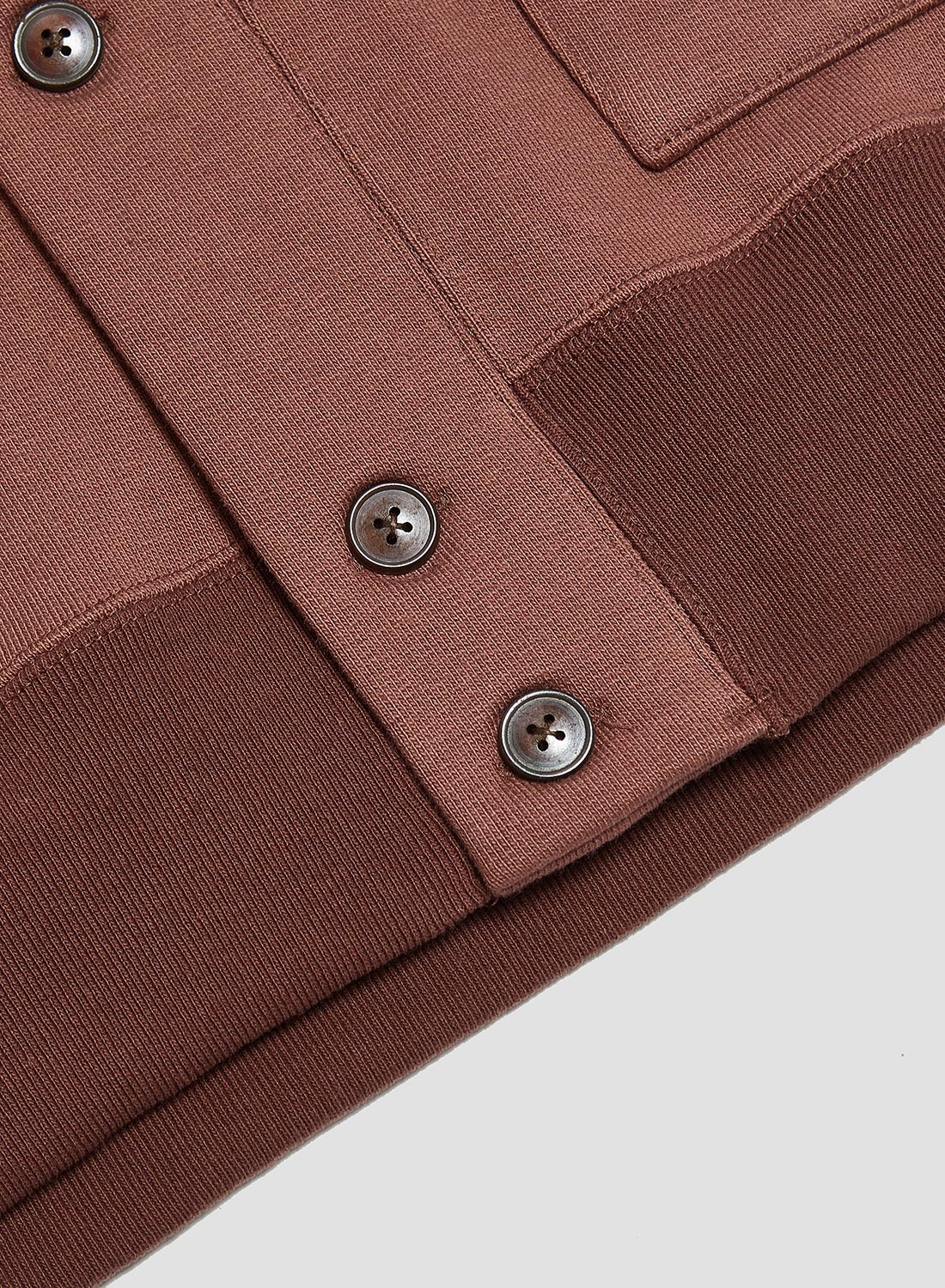50's Cardigan 20.5oz in Burgundy - 5