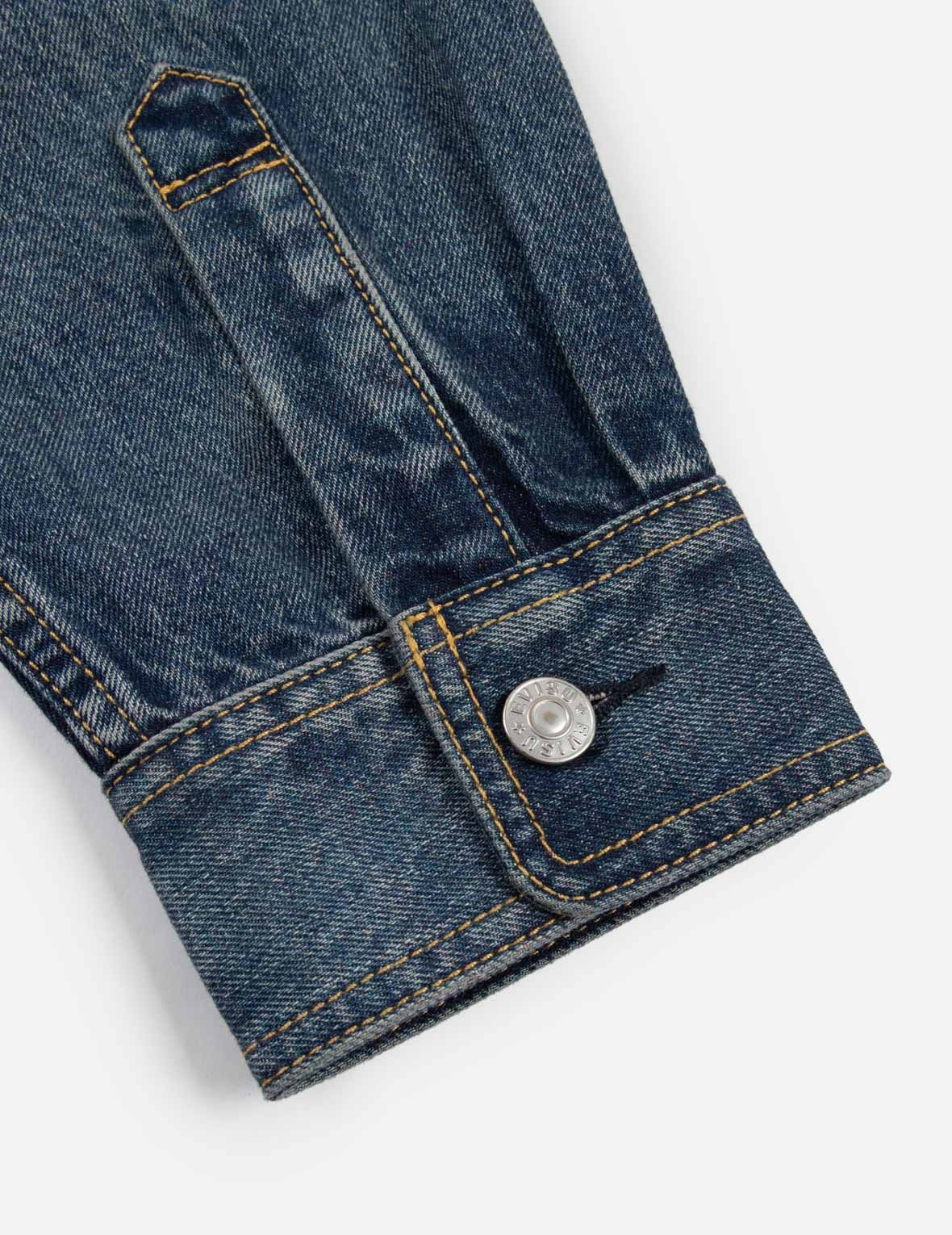 PLAYFUL GODHEAD PRINT LOOSE FIT DENIM SHIRT JACKET - 11