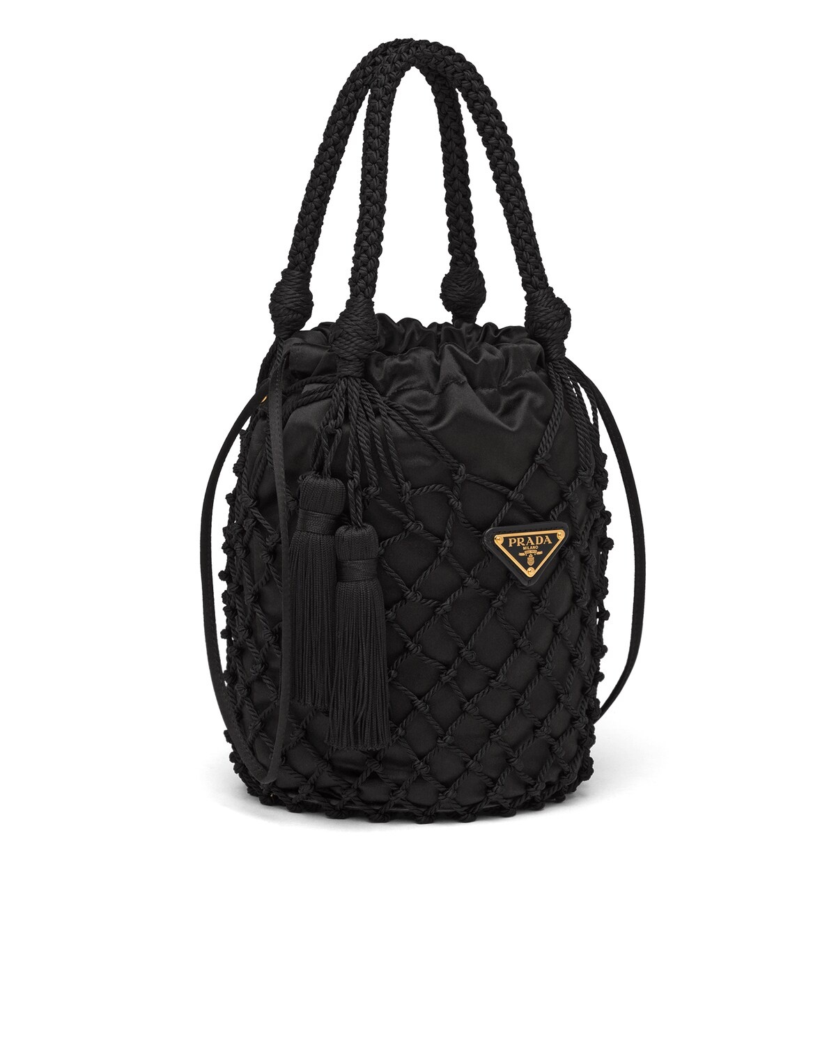 Braided Prada Fishnet Bag - 3