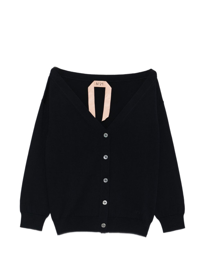 off-shoulder cardigan 1