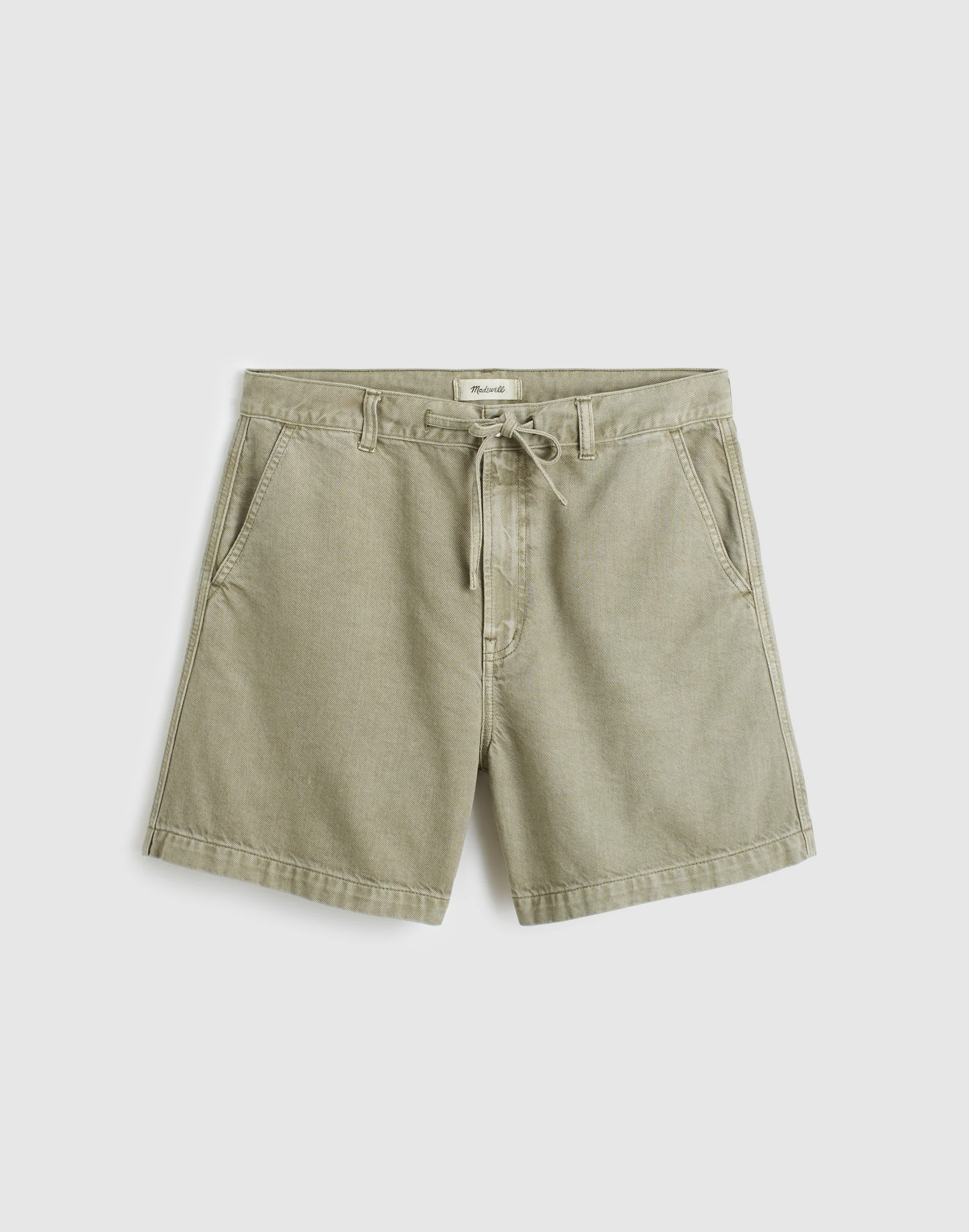 The Drawstring Short in Airy Denim - 1