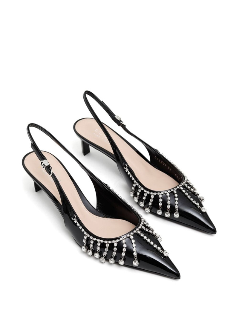 GUCCI rhinestone-embellished pumps outlook