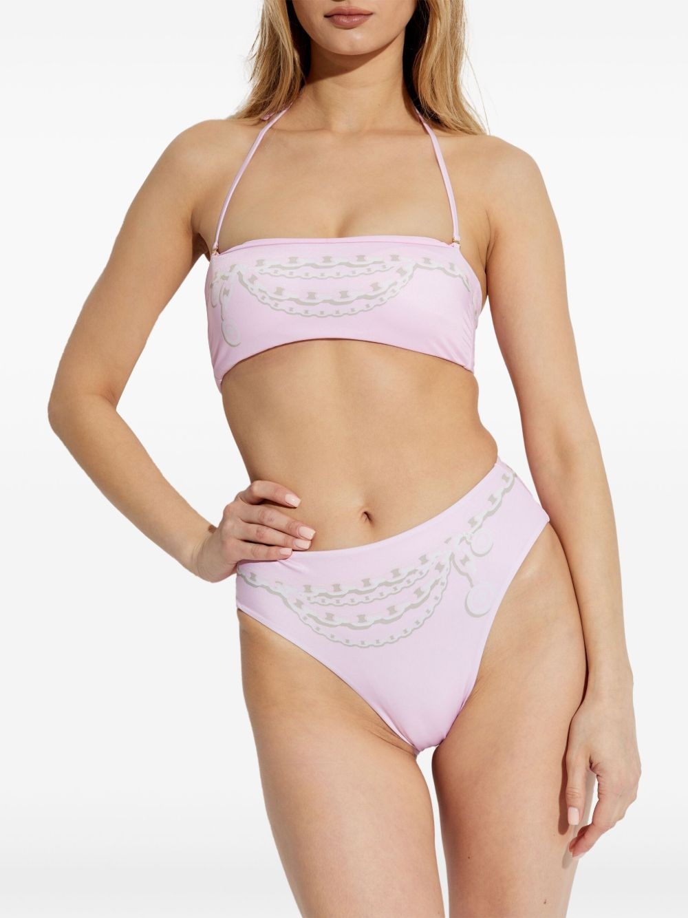 chain-print bikini bottoms - 3