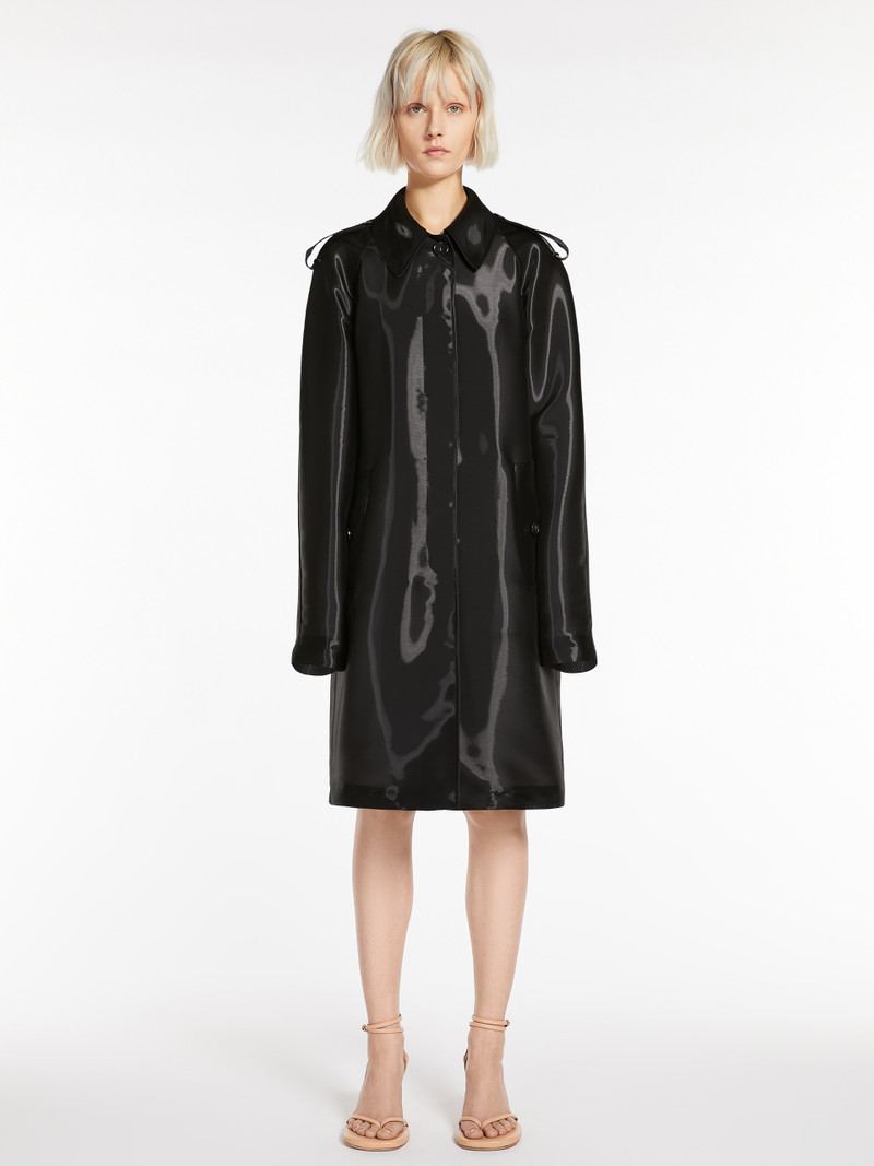 DAFNE Oversized organza overcoat 3