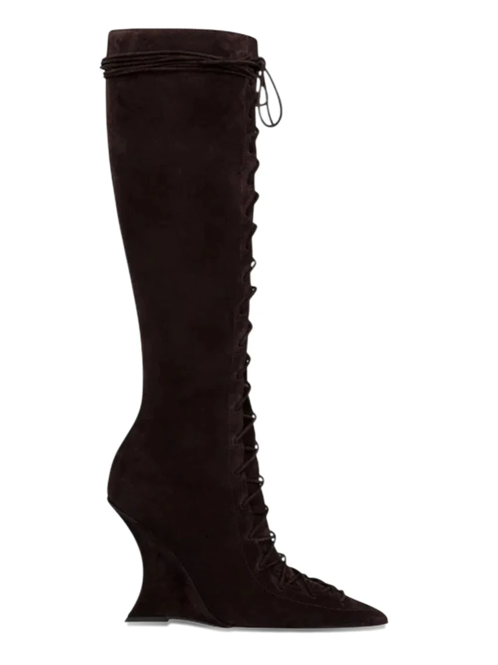 105 Nina lace-up pointed boots - 1