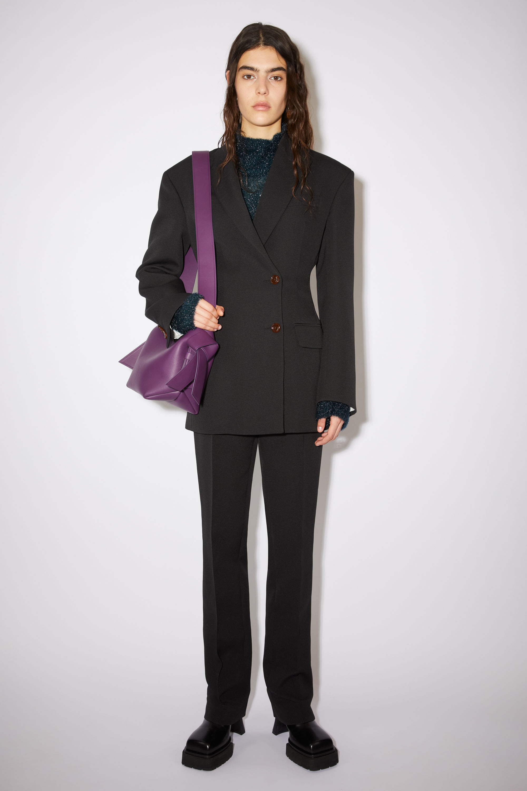 Mini shoulder bag - Violet purple - 2
