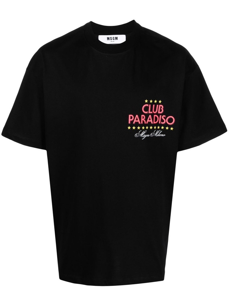 logo-print T-shirt 1